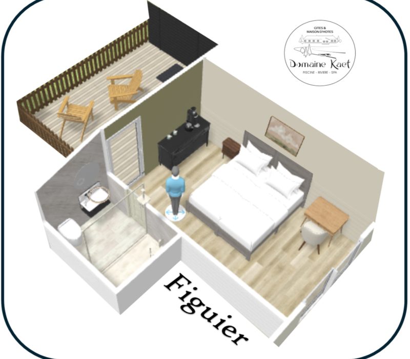 domaine kaet - Lodge Figuier - plan