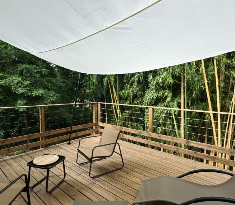 Domaine Kaet - Lodge Figuier - terrasse suspendue
