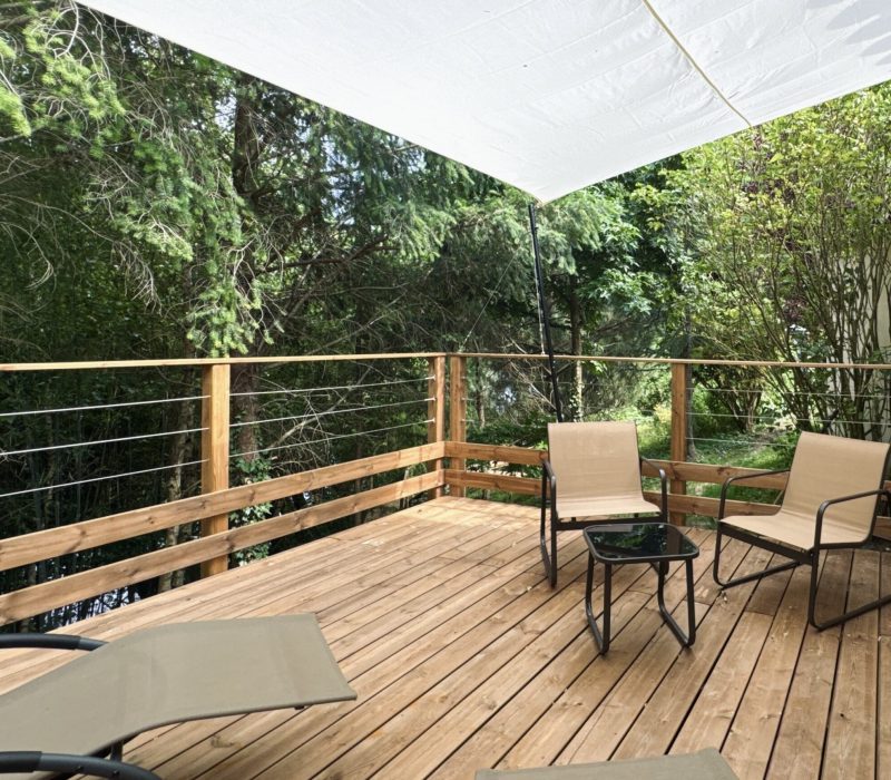 Domaine Kaet - gîte Olivier - terrasse suspendue
